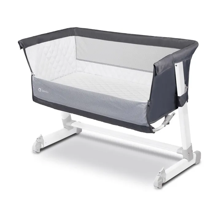 Ліжечко приставне Lionelo THEO DARK GREY — Photo 5