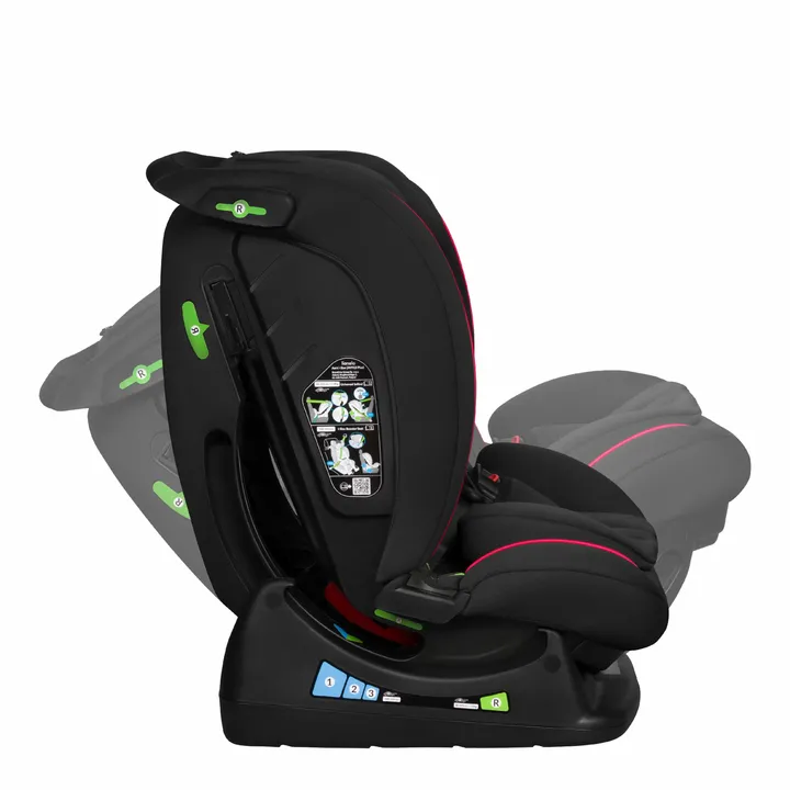 Дитяче автокрісло Lionelo AART I-SIZE BLACK CARBON RED — Photo 20