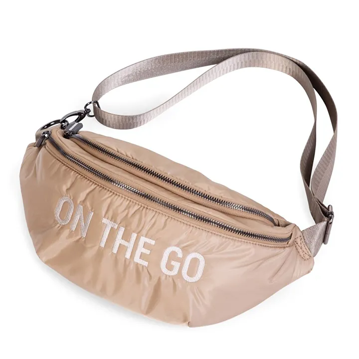 Сумка через плече Childhome Banana bag puffered beige, арт. CWBANAPBE — Photo 17