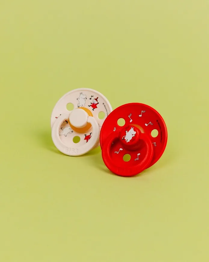 Пустушка BIBS x Moomins Colour Latex Round (кругла) Dancing Friends – Petal (6-18 міс) — Photo 11