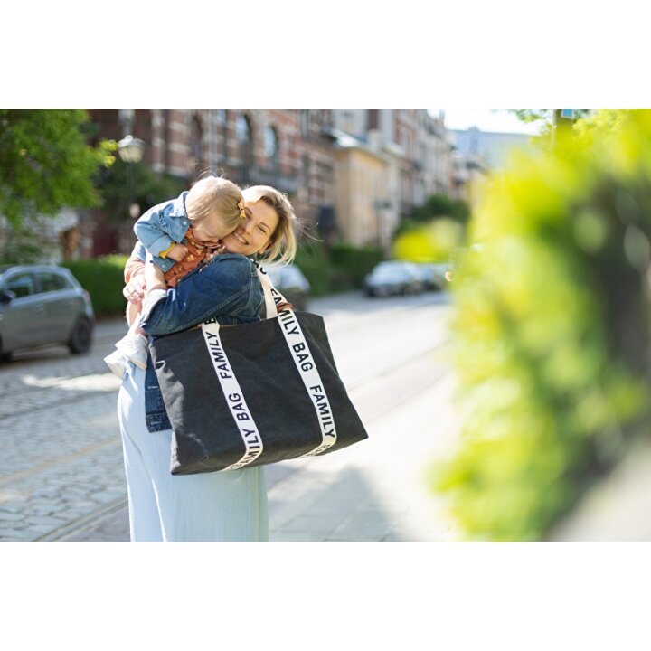 Сумка Childhome Family bag canvas black — Photo 23