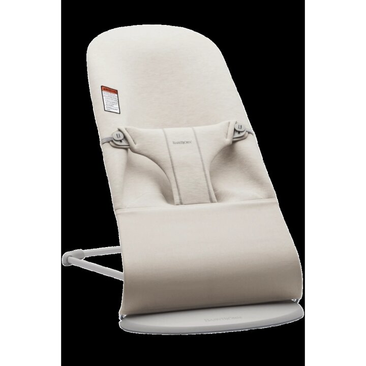 Шезлонг для немовлят BabyBjorn Bouncer BLISS 3D Jersey Light Beige — Photo 7