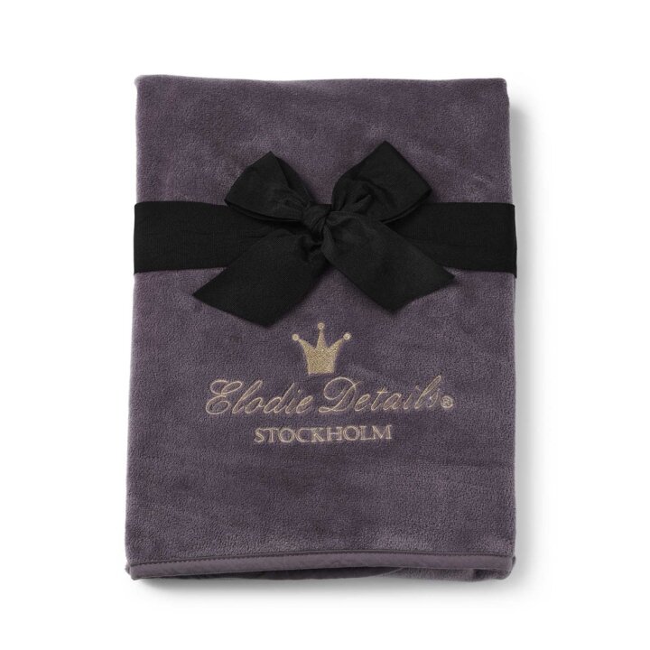 Дитячий плед Elodie Details - Pearl Velvet Blanket - Plum Love — Photo 2