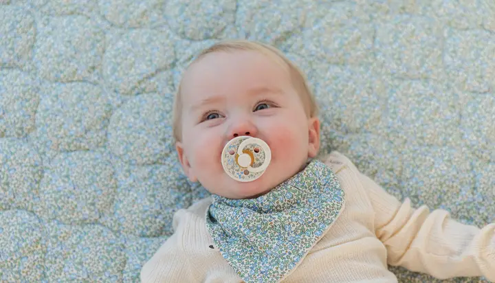 Набір сосок пустушок BIBS x Liberty Try It Colour (3 в упаковці) – Eloise / Ivory — Photo 13