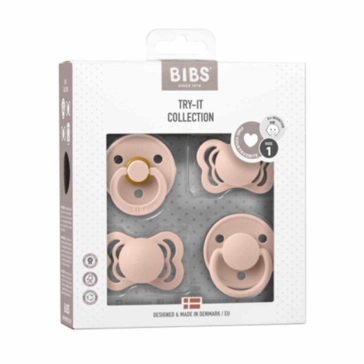 Набір сосок пустушок BIBS Try It Collection Blush від народження 0-6 міс — Photo 4