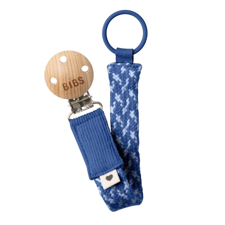 Тримач для пустушки BIBS Pacifier Clip Braided Blush — Photo 42