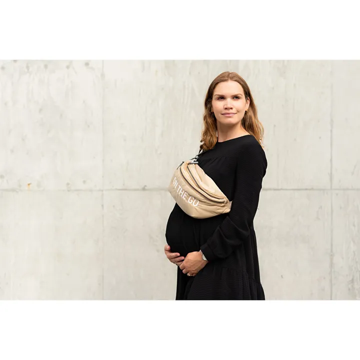 Сумка через плече Childhome Banana bag puffered beige, арт. CWBANAPBE — Photo 24