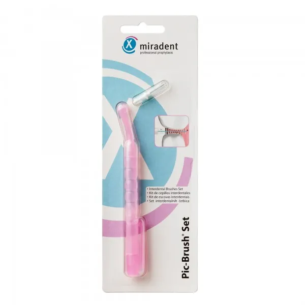 Інтердентальна щітка Pic Brush Set - Pink, (Miradent)