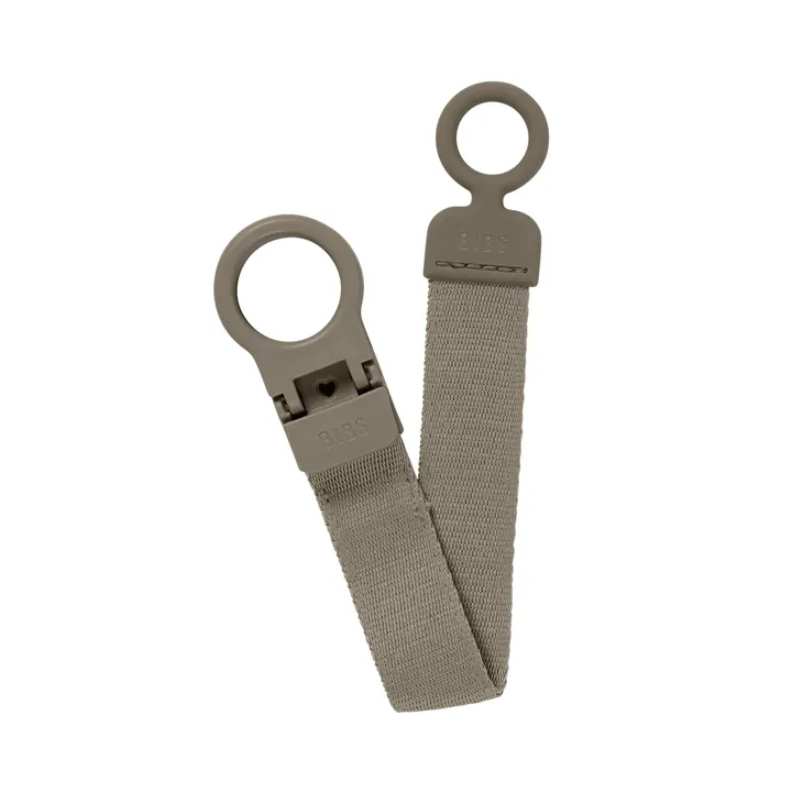 Тримач-стрічка для пустушки з петлею BIBS Pacifier Clip Loop Dark Oak — Photo 16