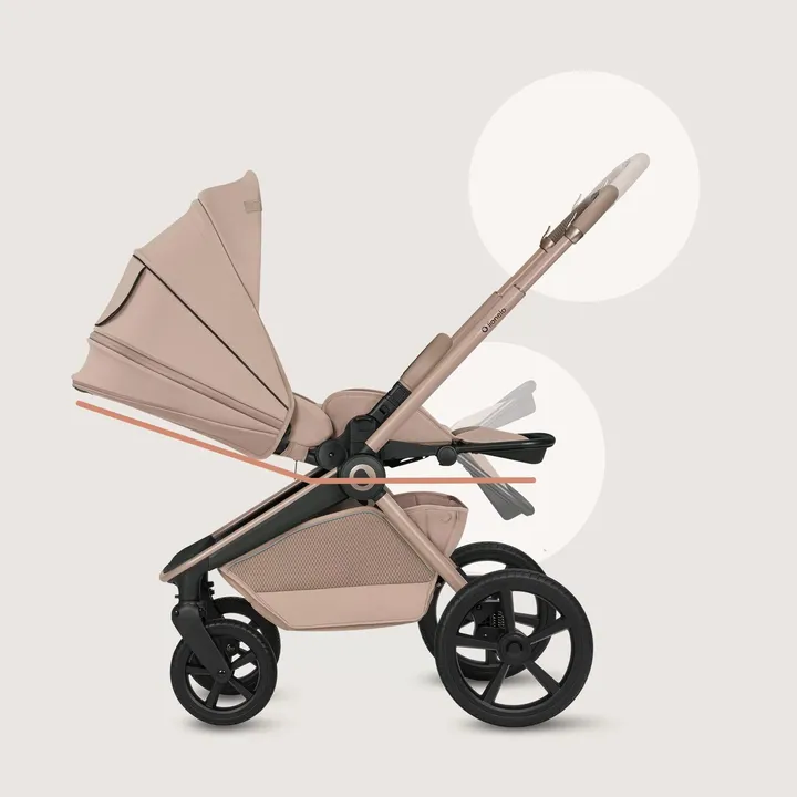 Універсальна коляска 3 в 1 Lionelo FREYA 3IN1 BEIGE SAND — Photo 16