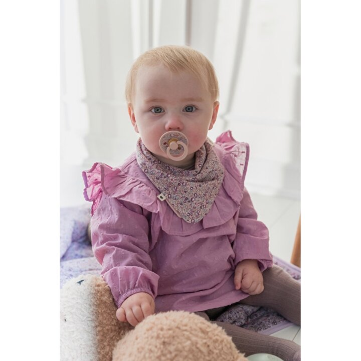 Тримач для пустушки BIBS x Liberty Pacifier Clip – Chamomile Lawn Violet Sky — Photo 6