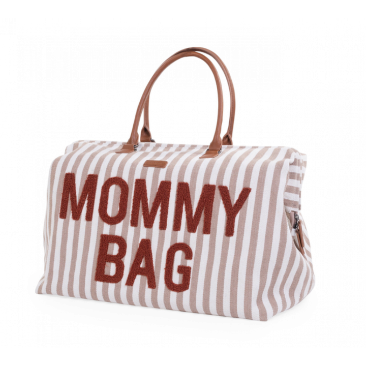 Сумка Childhome Mommy bag stripes nude/terracotta — Photo 20