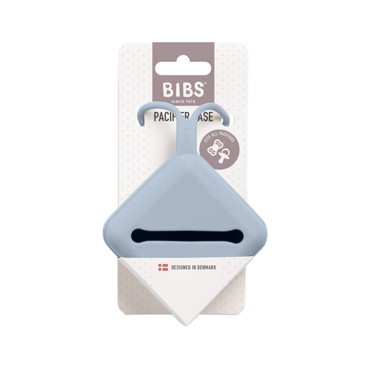 Силіконовий контейнер для пустушок BIBS Pacifier Case – Dusty Blue — Photo 8