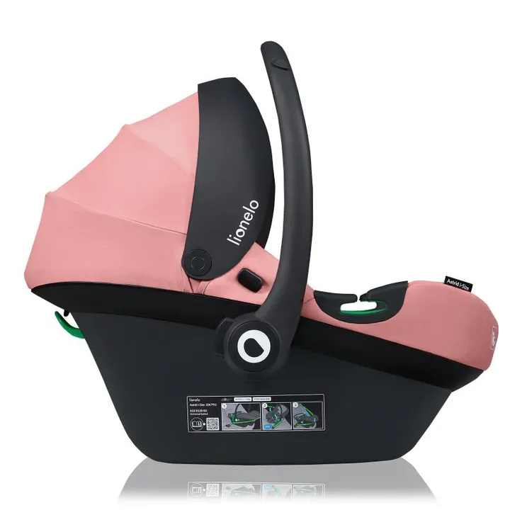 Дитяче автокрісло Lionelo ASTRID I-SIZE PINK CORAL — Photo 4