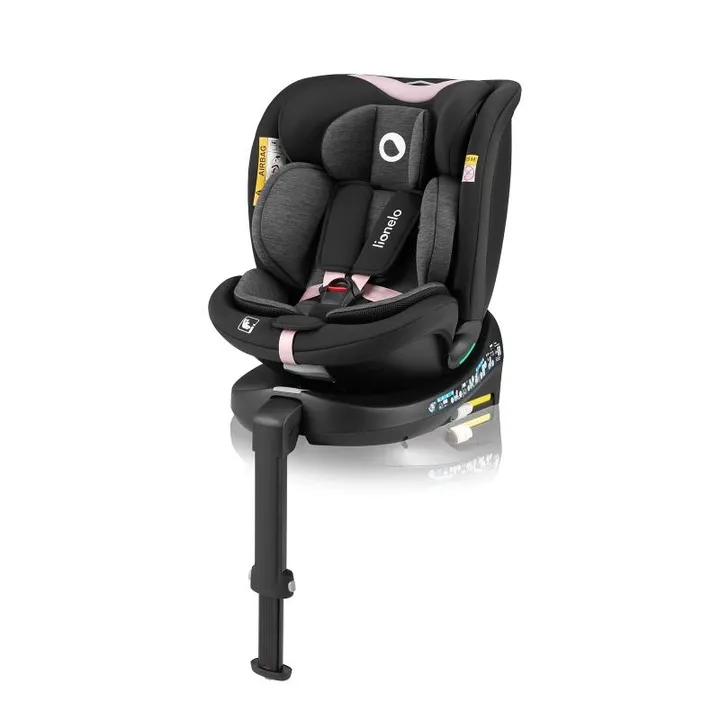 Дитяче автокрісло Lionelo NAVY I-size BLACK PINK — Photo 4