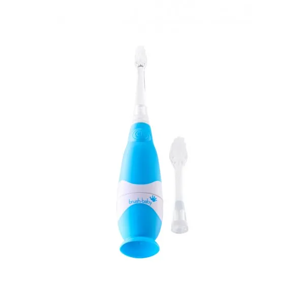 Електрична зубна щітка BabySonic (від 0 до 3 років) - Blue, (Brush-baby) — Photo 6