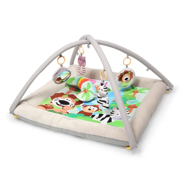 Розвиваючий килимок з музичною шкатулкою "Саванна" (85 см x 85 см) ! "BabyOno"