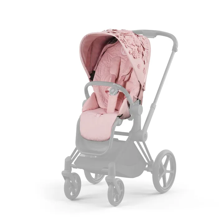 Текстиль для прогулянкового блоку Cybex Priam Simply Flowers Pink — Photo 3
