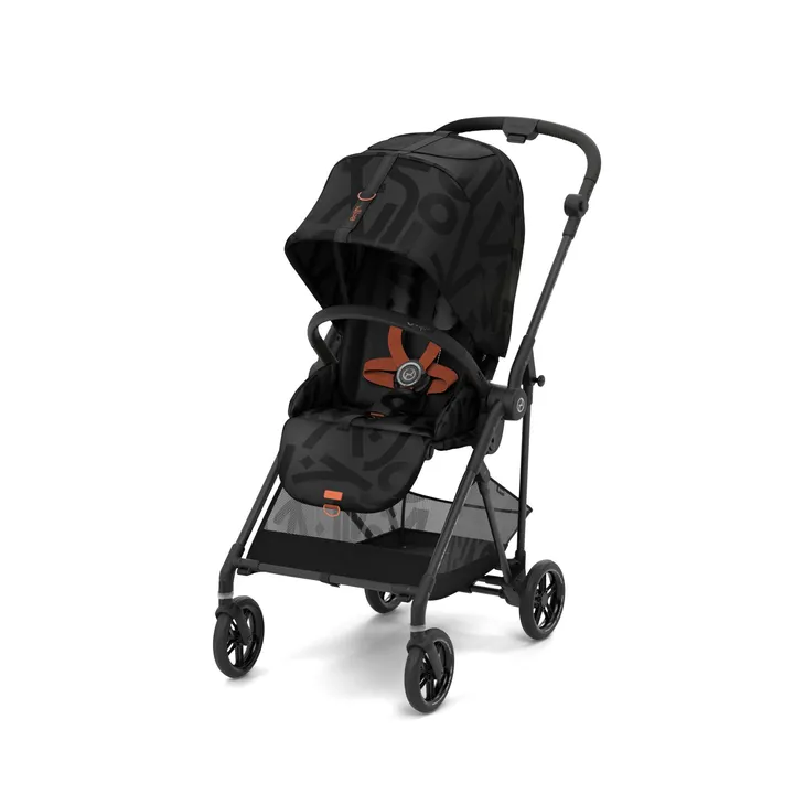 Прогулянкова коляска Cybex Melio Carbon Real Black (з бампером) — Photo 8