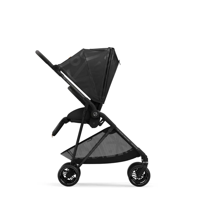 Прогулянкова коляска Cybex Melio Carbon Real Black (з бампером) — Photo 11