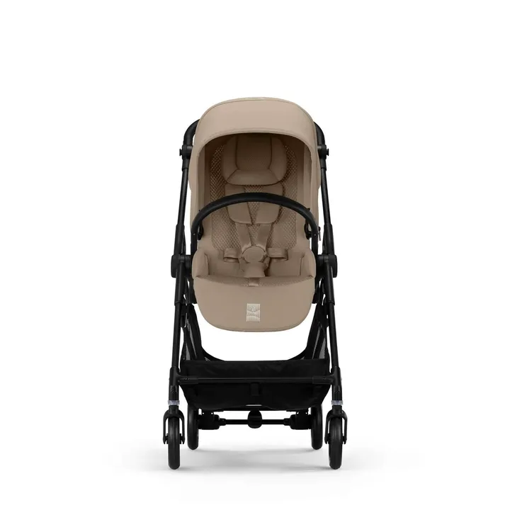Прогулянкова коляска Cybex Melio Carbon Almond Beige (з бампером) — Photo 8