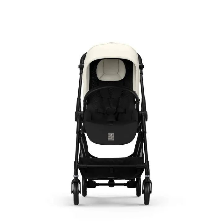 Прогулянкова коляска Cybex Melio Carbon Canvas White (з бампером) — Photo 8