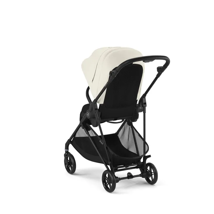 Прогулянкова коляска Cybex Melio Carbon Canvas White (з бампером) — Photo 12