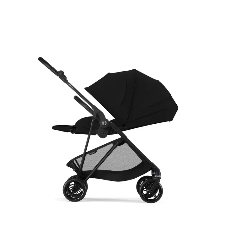 Прогулянкова коляска Cybex Melio Carbon Magic Black (з бампером) — Photo 11