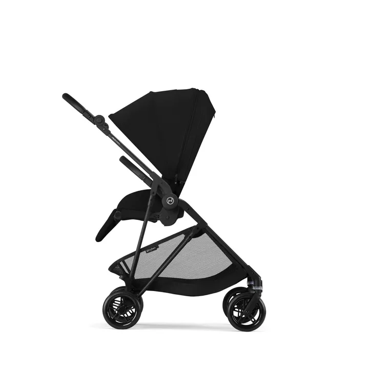Прогулянкова коляска Cybex Melio Carbon Magic Black (з бампером) — Photo 10
