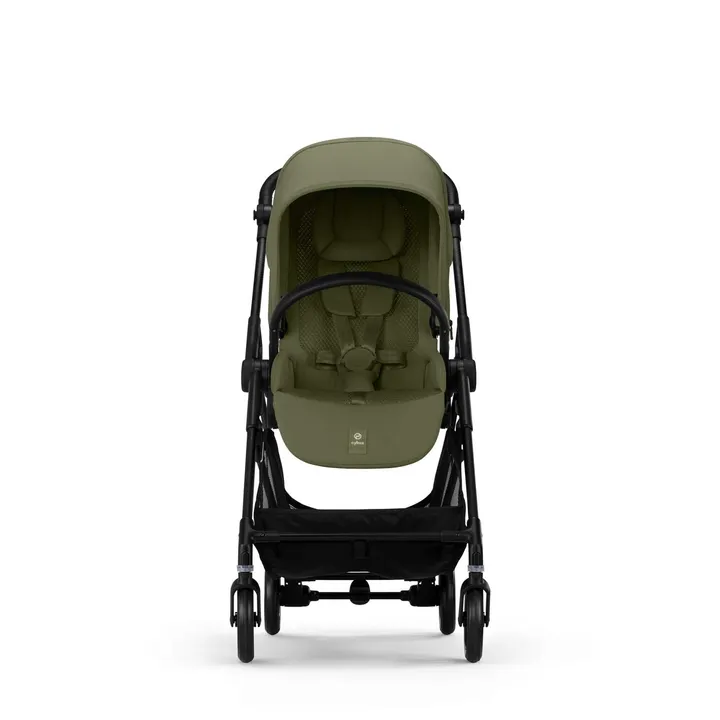 Прогулянкова коляска Cybex Melio Carbon Moss Green (з бампером) — Photo 8