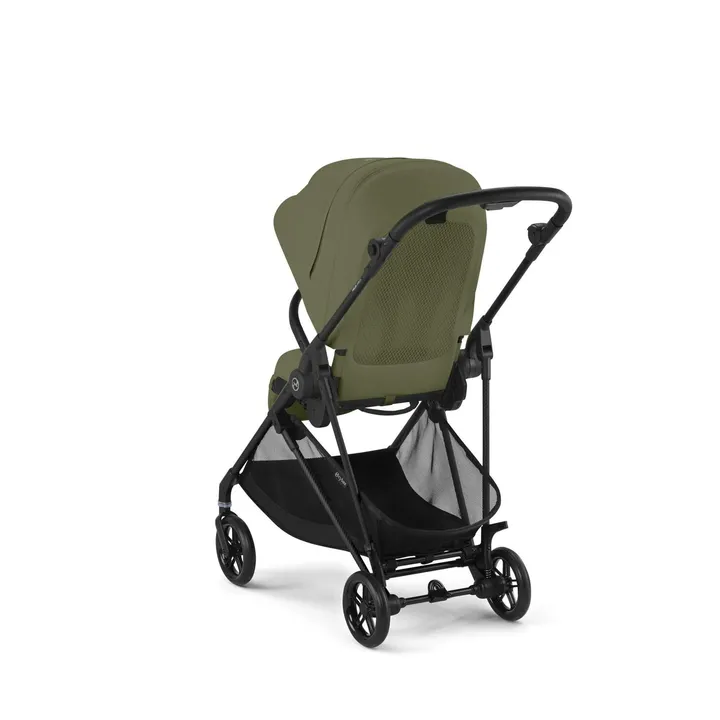 Прогулянкова коляска Cybex Melio Carbon Moss Green (з бампером) — Photo 12