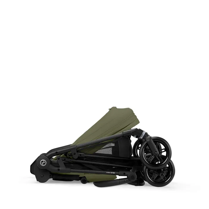 Прогулянкова коляска Cybex Melio Carbon Moss Green (з бампером) — Photo 13
