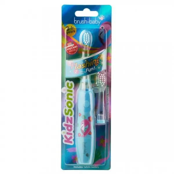 Електрична зубна щітка KidzSonic (3+) - Фламінго, (Brush-baby) — Photo 3