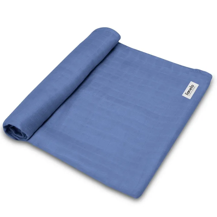 Покривало Lionelo BAMBOO SWADDLE Blue Denim — Photo 2