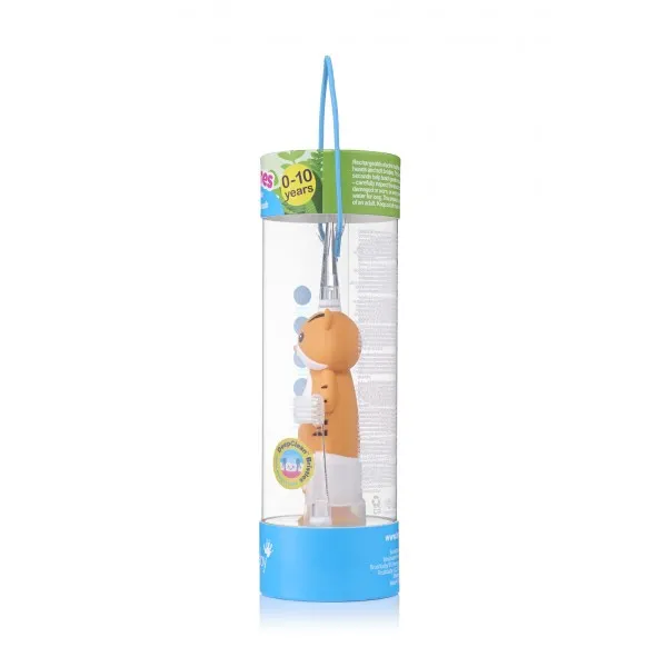 Електрична зубна щітка Sonic Toothbrush (0-10 років) - Тобі Тигрик, (Brush-baby) — Photo 7