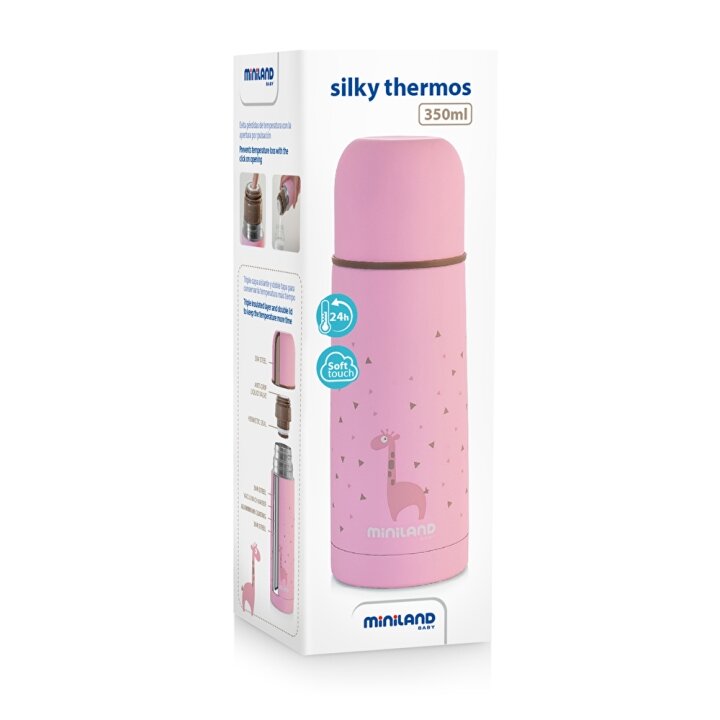 Термос для рідин рожевий SILKY THERMOS PINK 350ML — Photo 11