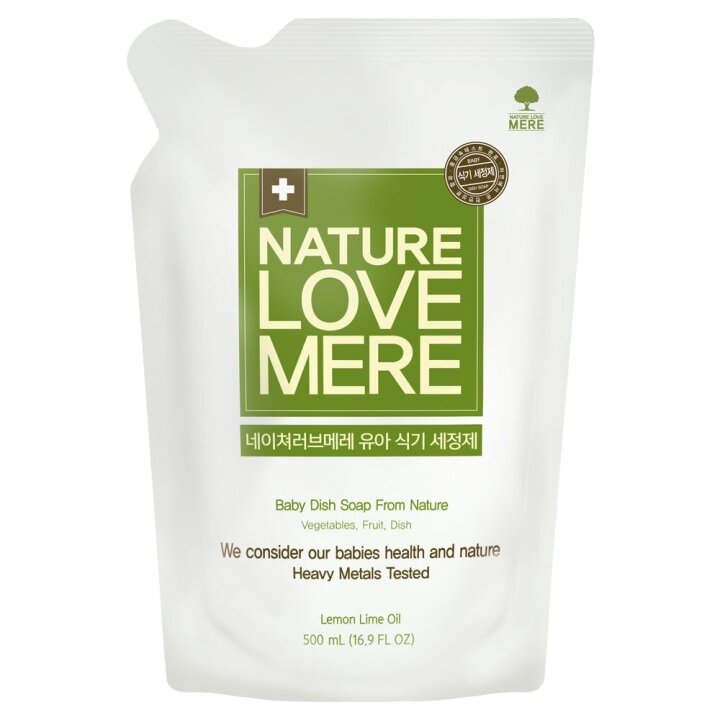 Засіб для миття дитячого посуду NatureLoveMere змінний блок 500 мл