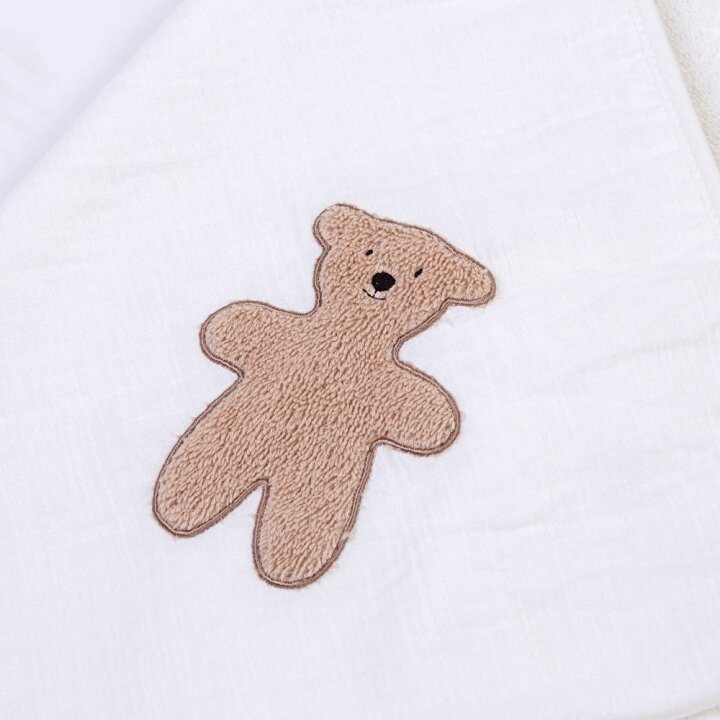 Рушник з капюшоном Childhome 80x80 terry teddy — Photo 23