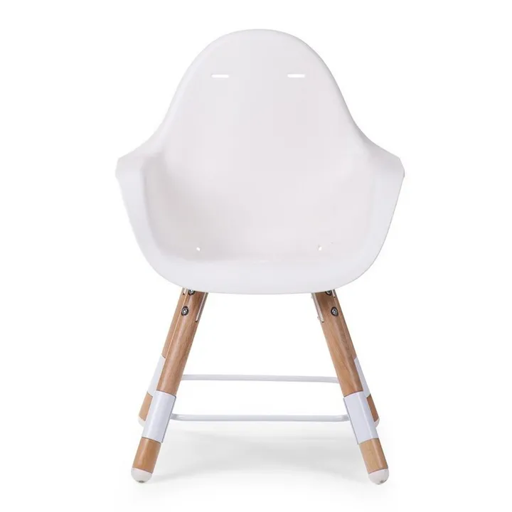 Стілець для годування Childhome Evolu 2 з бампером natural/white, арт. CHEVOCHNW — Photo 22