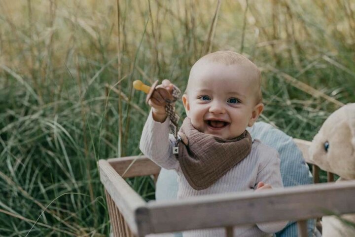 Мусліновий нагрудник BIBS Bandana Bib Cornflower — Photo 21