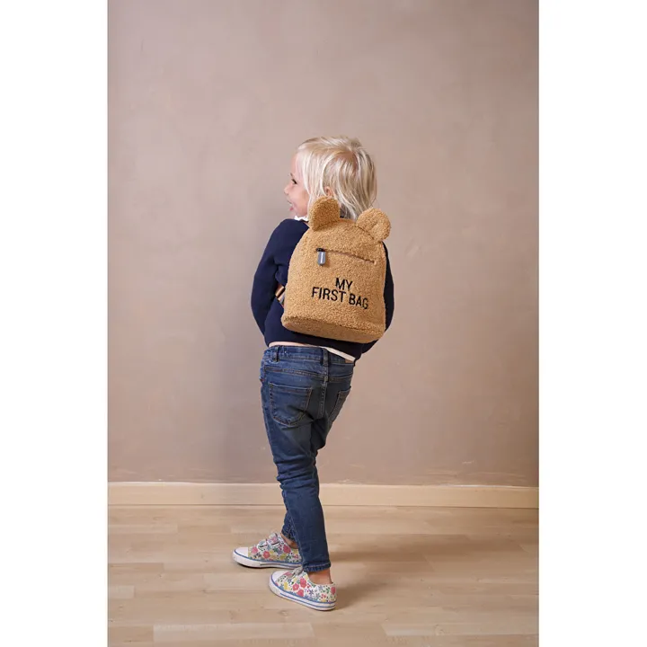 Рюкзак дитячий Childhome My first bag teddy beige, арт. CWKIDBT — Photo 24