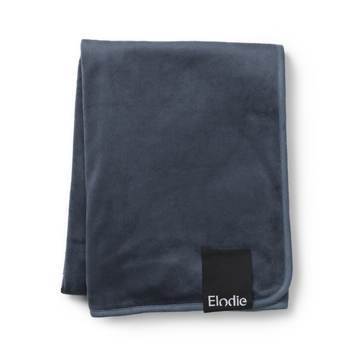 Elodie Details - Дитячий плед Pearl Velvet Blanket, колір Juniper Blue — Photo 3