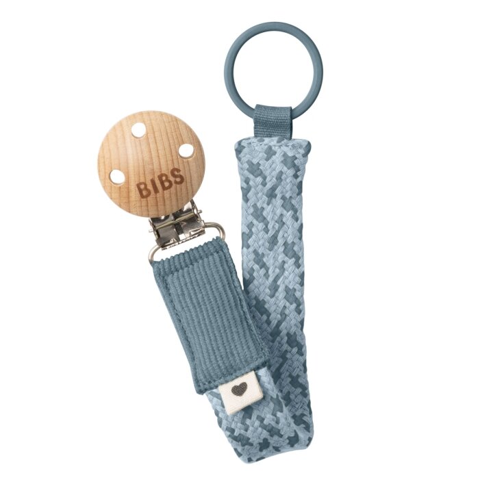 Тримач для пустушки BIBS Pacifier Clip Braided Sage — Photo 36