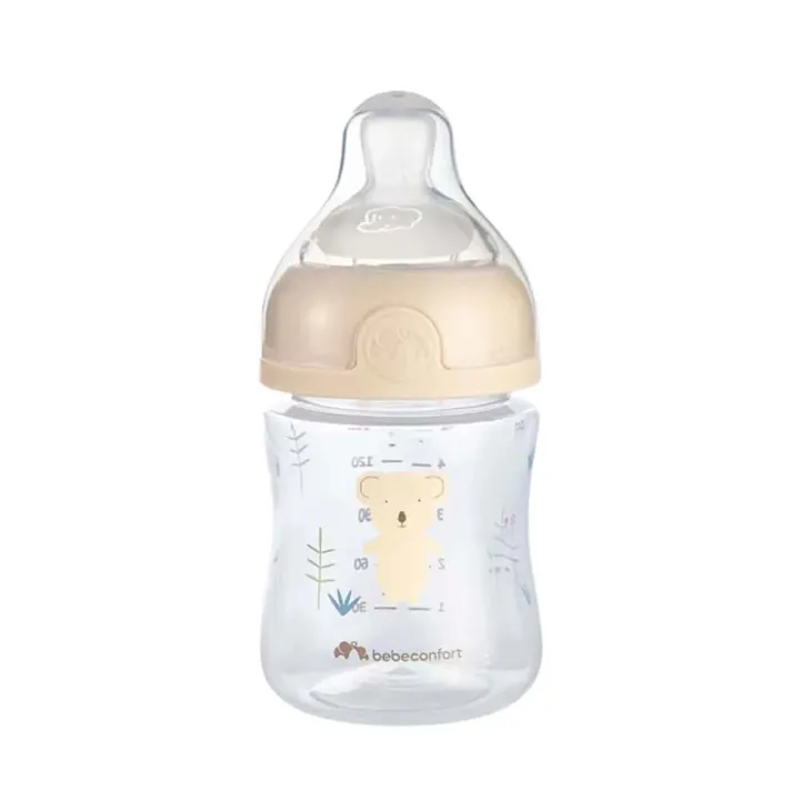 Пляшечка для годування BEBE CONFORT Physio Air 150ml Sand 0+