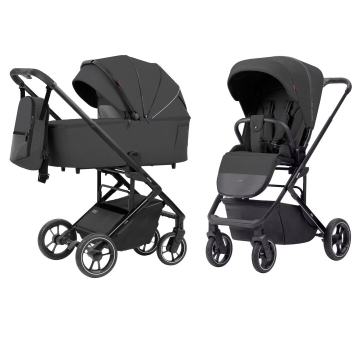 Коляска універсальна CARRELLO Alfa CRL-6507 (2in1) Graphite Grey /1/