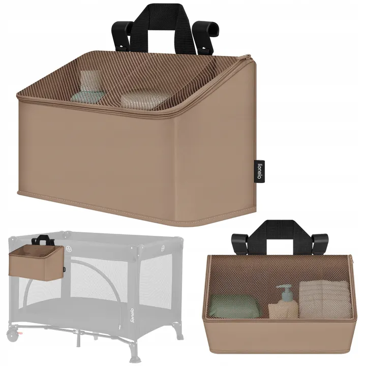 Органайзер для ліжечка Lionelo SIDEPOCKET MEDIUM BEIGE — Photo 4