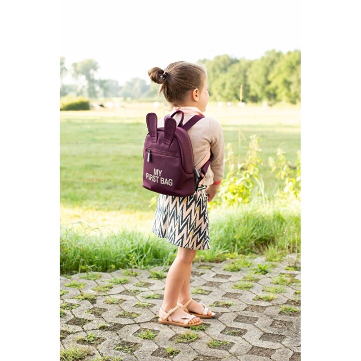 Рюкзак дитячий Childhome My first bag aubergine — Photo 18