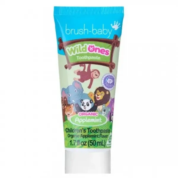 Зубна паста WildOnes Applemint (3+), (Brush-baby)