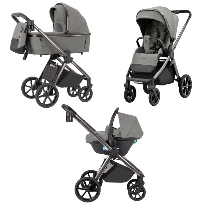 Коляска універсальна CARRELLO Omega CRL-6535 (3in1) Superb Grey /1/