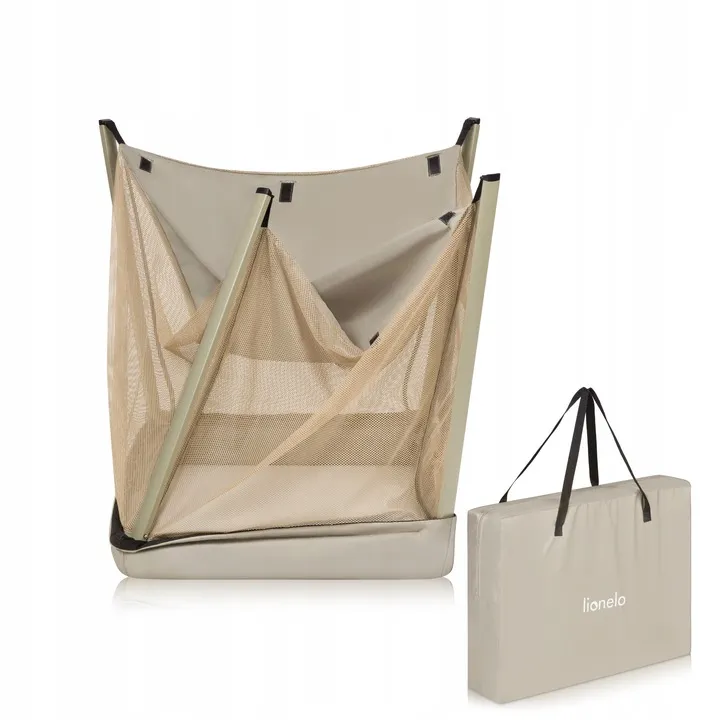 Ліжечко-манеж Lionelo ALICE BEIGE OLIVE — Photo 9